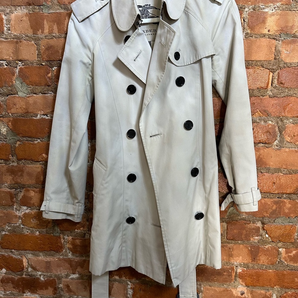Burberry short trench coat - Picture 6 of 11
